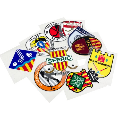 Escuts de club adhesius