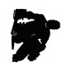Sticker Adhesiu negre porter