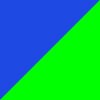 Blau royal - Verd fluor